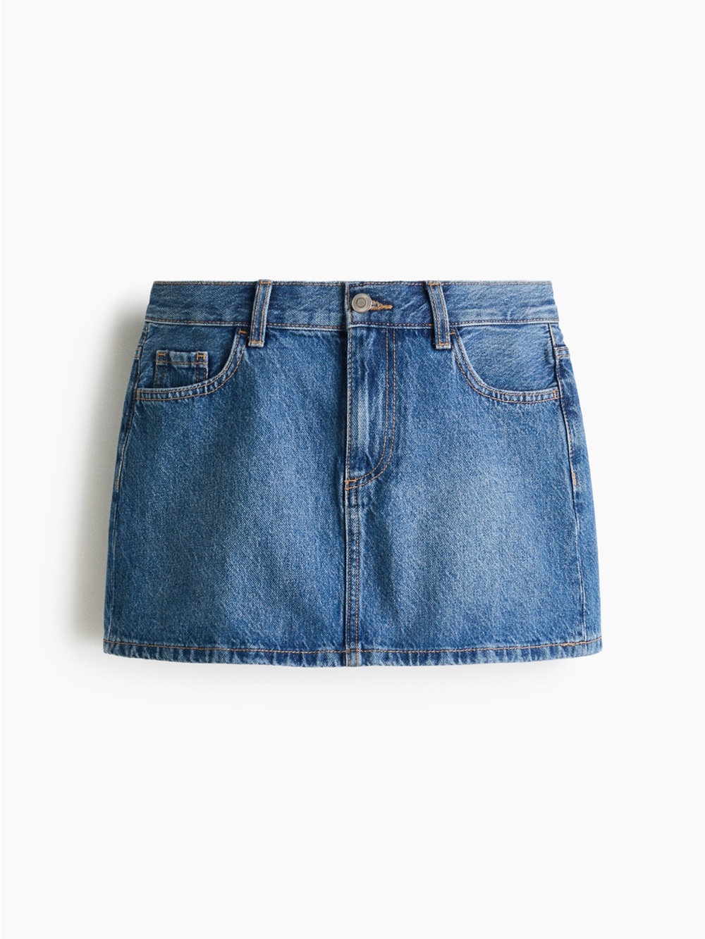Abercrombie & Fitch Blue Denim Mini Skirt Size 27 NWT